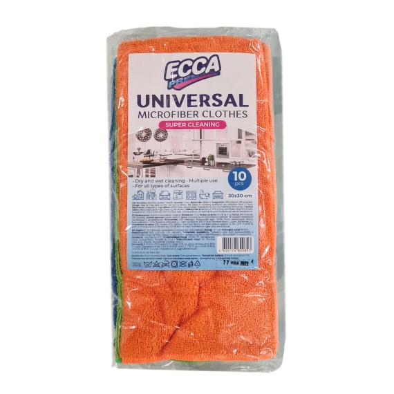 Cleaning cloth ECCA  PREMIUM 30*30 10հատ (800853) 