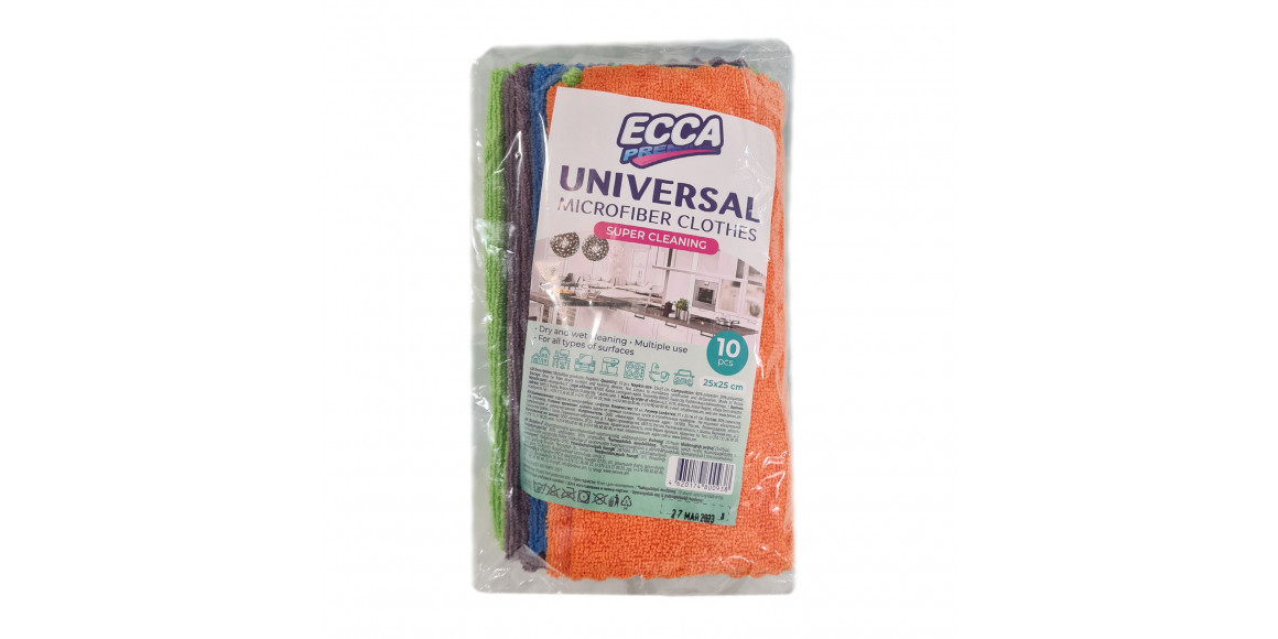 Մաքրող կտոր ECCA  PREMIUM 25*25 10հատ (800938) 