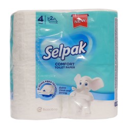 Toilet paper SELPAK WHITE COMFORT 4PC 2LR (802117) 