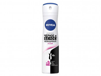 Дезодорант NIVEA 82237 SPRAY BLACK & WHITE CLEAR 150ML (585281) 