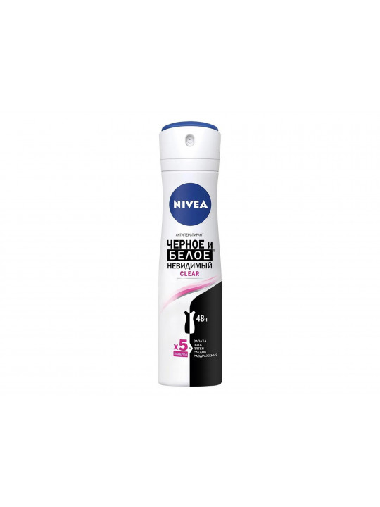Deodorant NIVEA 82237 SPRAY BLACK & WHITE CLEAR 150ML (585281) 