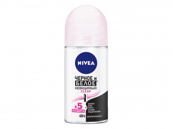 Deodorant NIVEA 82240 ROLL-ON BLACK &WHITE CLEAR 50ML (035264) 