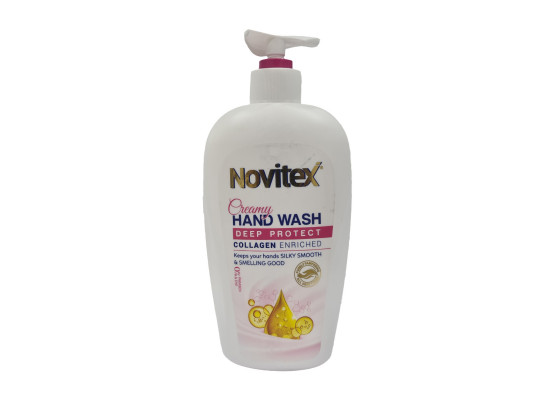 Liquid soap NOVITEX ԿՐԵՄ-ՕՃԱՌ ԿՈԼԼԱԳԵՆ 500ՄԼ (901619) 