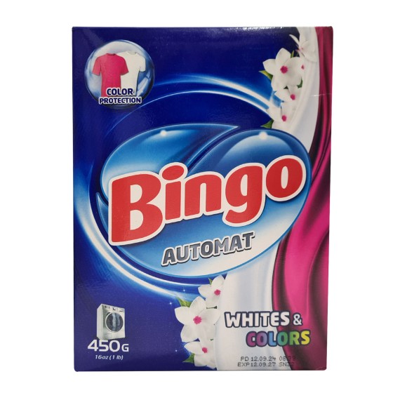 Լվացքի փոշի BINGO White&Colors 450gr (920020) 