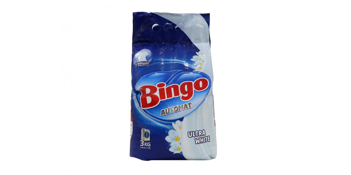 Стиральный порошок BINGO 3KG ULTRA WHITE (920662) 