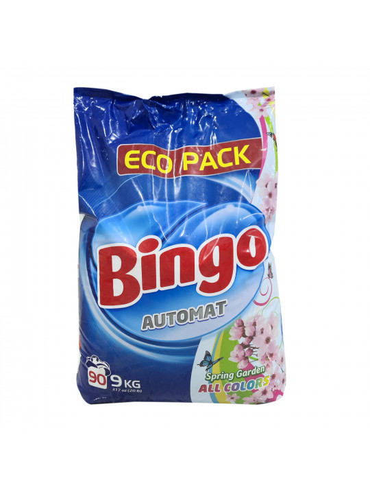 Լվացքի փոշի BINGO լվ. փոշի 9կգ SPRING GARDEN (923823) 