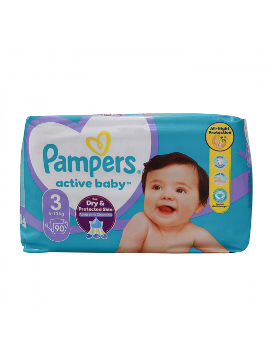 Подгузник PAMPERS GIANT PACK N3 (6-10KG) 90PC (949455) 