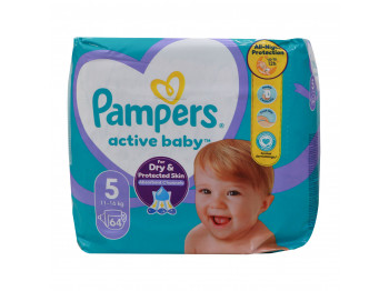 Diaper PAMPERS GIANT PACK N5 (11-16KG) 64PC (949974) 