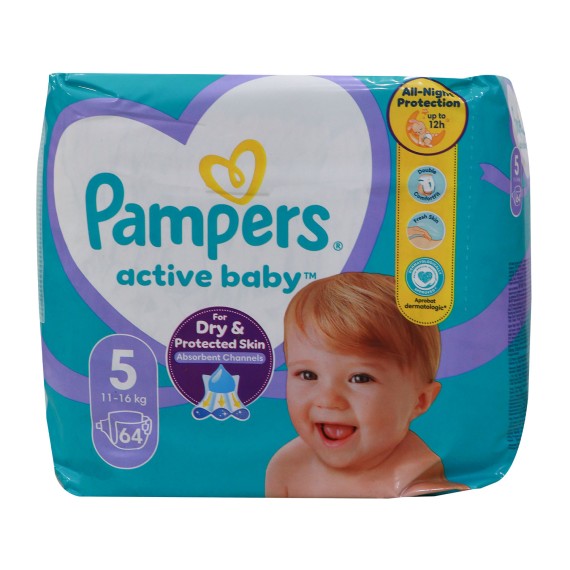 Подгузник PAMPERS GIANT PACK N5 (11-16KG) 64PC (949974) 