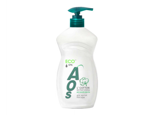 Жидкость для мытья посуды AOS LIQUID ECO COTTON 450GR (103003) 