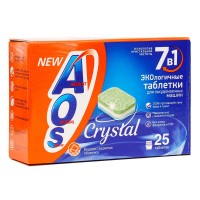 Dishwashing liquid AOS PODS CRYSTAL 25PC (104031) 