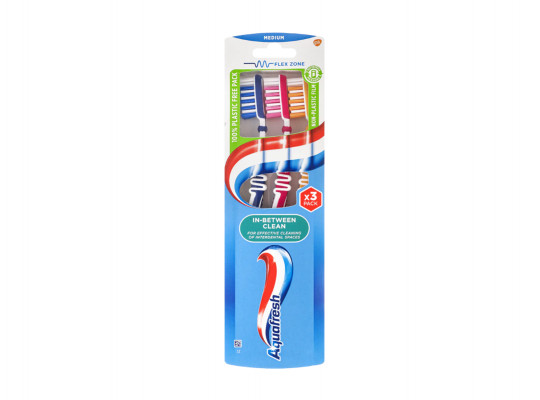 Accessorie for oral care AQUAFRESH 102998 TOOTHBRUSH IN-BETWEEN CLEAN 3PC (931085) 