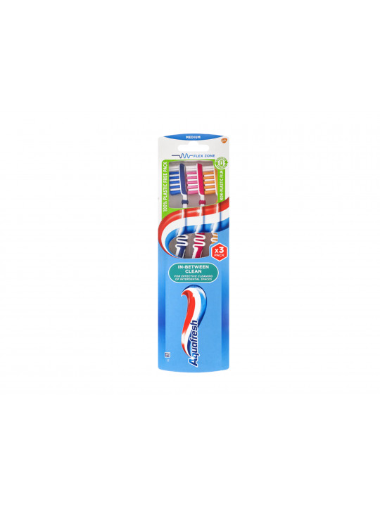 Accessorie for oral care AQUAFRESH 102998 TOOTHBRUSH IN-BETWEEN CLEAN 3PC (931085) 