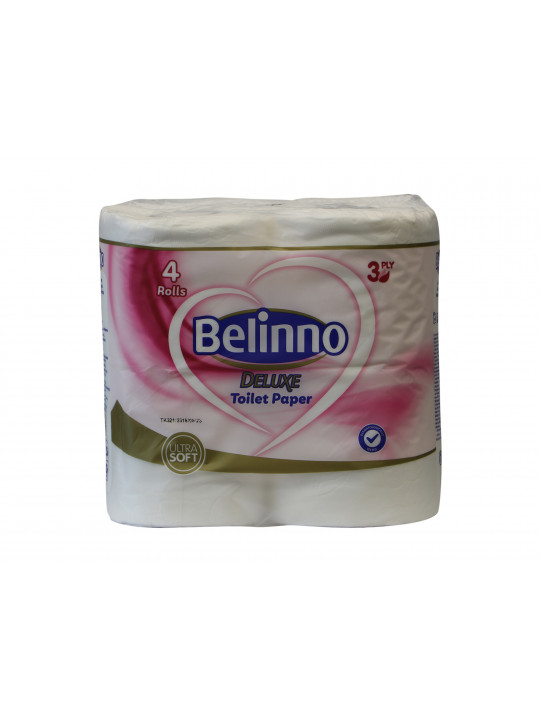 Туалетная бумага BELINNO DELUX 3PLY 4PSC (710459) 