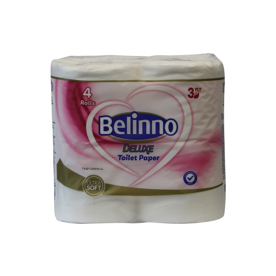 Toilet paper BELINNO DELUX 3PLY 4PSC (710459) 
