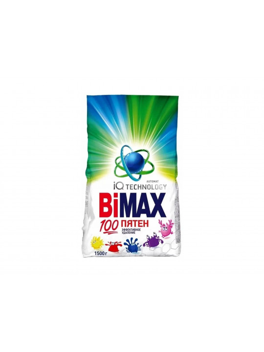 Լվացքի փոշի եվ գել BIMAX POWDER 100 STAINS 1.5KG (012817) 
