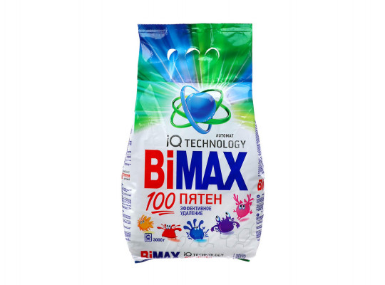 Լվացքի փոշի եվ գել BIMAX POWDER 100 STAINS 3KG (912824) 