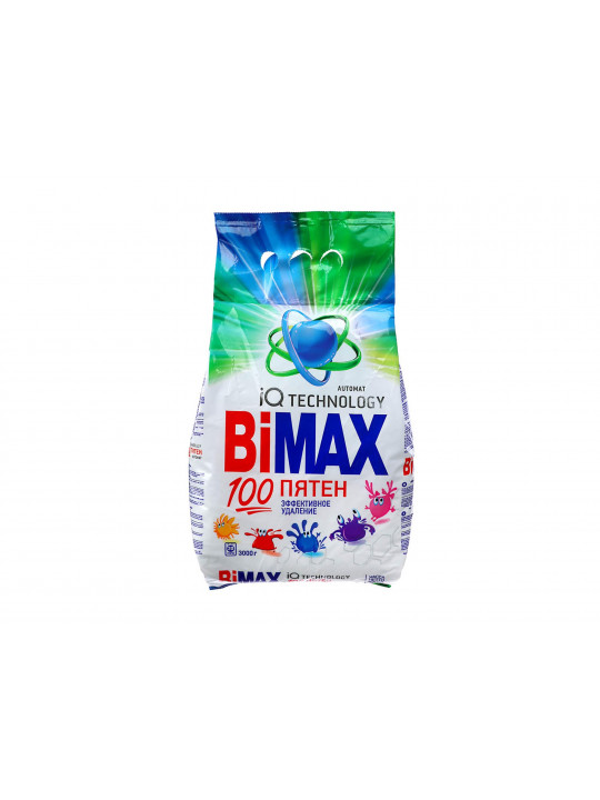 Լվացքի փոշի եվ գել BIMAX POWDER 100 STAINS 3KG (912824) 