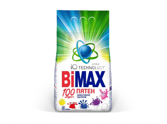 Լվացքի փոշի եվ գել BIMAX POWDER 100 STAINS 6KG (014767) 