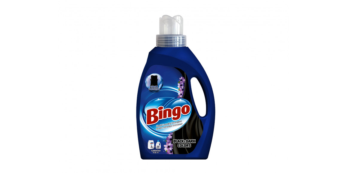 Լվացքի փոշի եվ գել BINGO LIQUID 1200ML S. NIGHT (922574) 