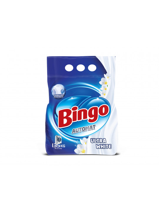 Washing powder and gel BINGO MATIC 1.35KG ULTRA WHITE (920846) 