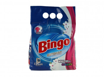 Washing powder and gel BINGO MATIC 1.35KG WHITE&COLORS (921065) 