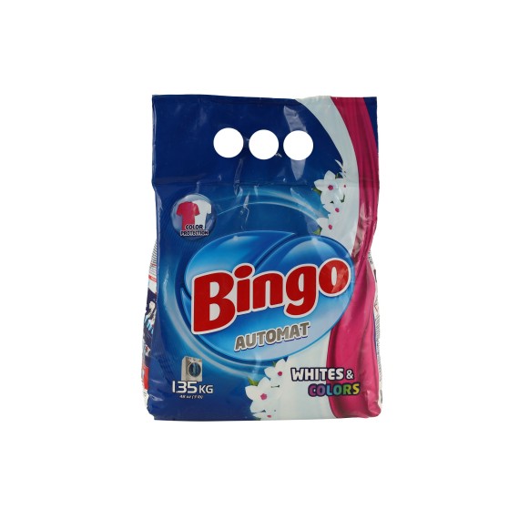 Լվացքի փոշի BINGO MATIC 1.35KG WHITE&COLORS (921065) 