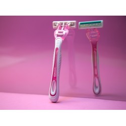 Shaving accessorie SHOLASSI BLADE PINK PLUS 3 ONE USE (231203) 