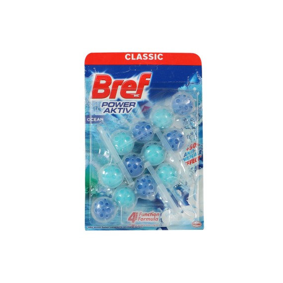 Թարմեցուցիչ BREF TOILET TABLETS OCEAN BREEZE 3X50GR (753494) 