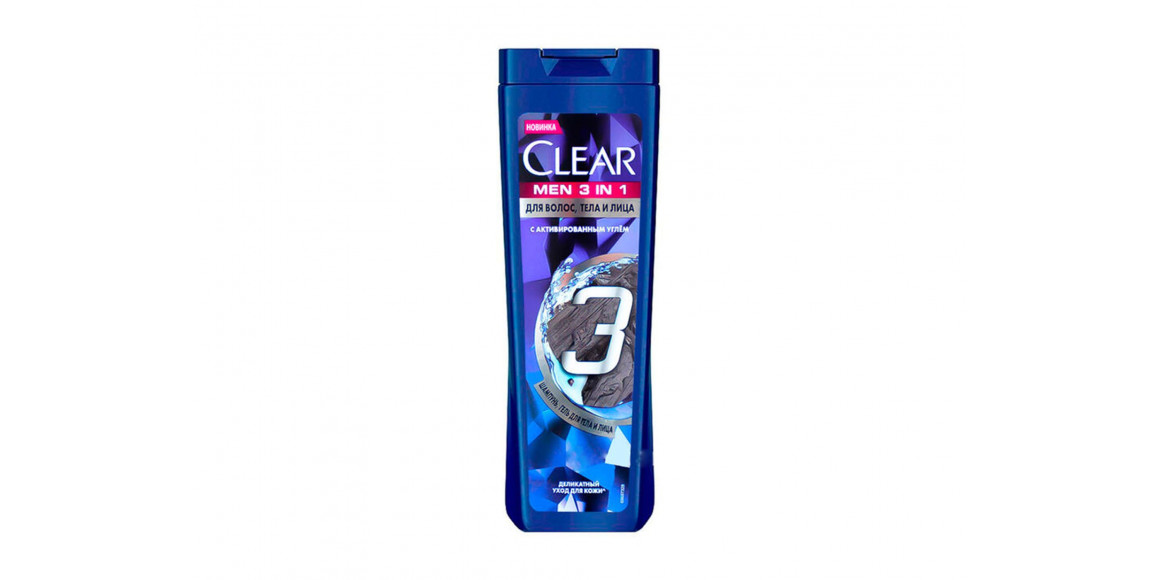 Shampoo CLEAR SHAMPOO MEN 3in1 ACTIVE CORNER  380ML (605183) 