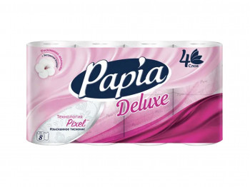Туалетная бумага PAPIA DELUXE 4PLY 8PCS (000112) 