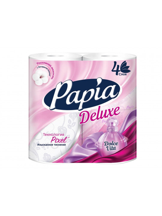 Toilet paper PAPIA DELUXE DOLCHE VITA 4PLY 4PCS (000136) 