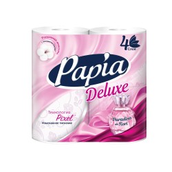 Toilet paper PAPIA DELUXE PARADISO FLORI 4PLY 4PCS (001140) 