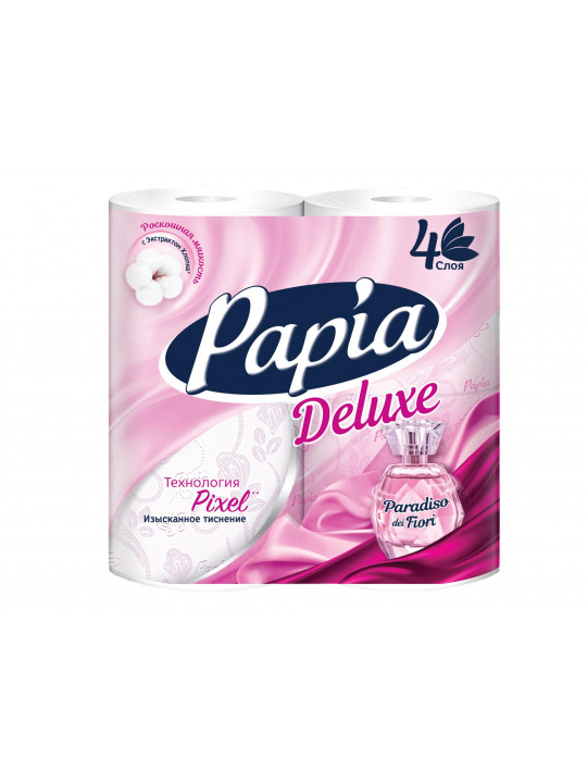 Toilet paper PAPIA DELUXE PARADISO FLORI 4PLY 4PCS (001140) 