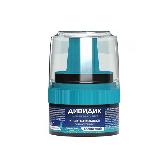 Shoe care DIVIDIK CREAM WITH SPONGE COLOURLESS 75ML (028908) 