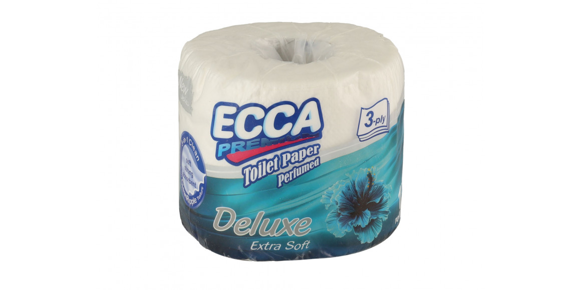 Туалетная бумага ECCA  DELUXE 20M 3 LAYER 1PC (560257) 
