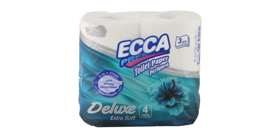 Toilet paper ECCA  DELUXE 3Շ 4ՀԱՏ (560516) 