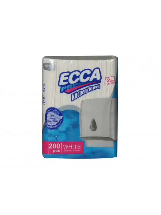 Թղթե սրբիչ ECCA  Z 21X21 200ՀԱՏ 2Շ (560967) 