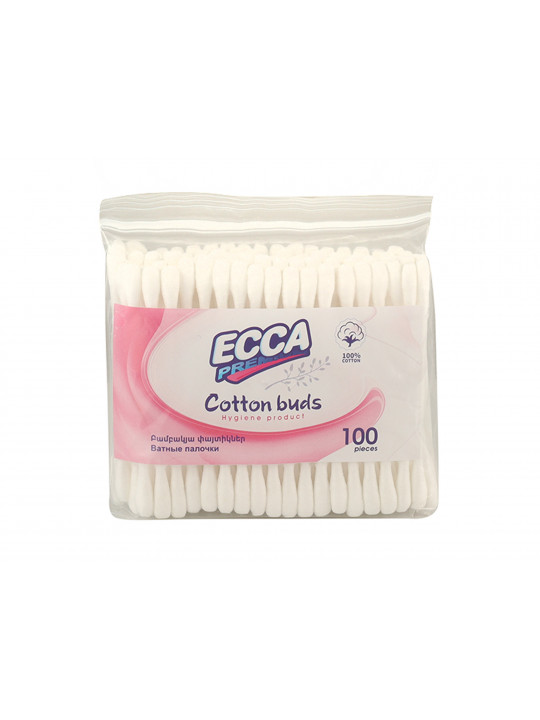 Բամբակյա փայտիկ ECCA  ZIP VALVE 100PC (561728) 