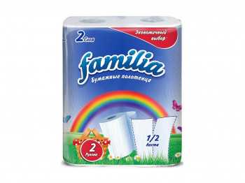 Бумажное полотенце FAMILIA KITCHEN RAINBOW 2PL 2X16 (000679) 