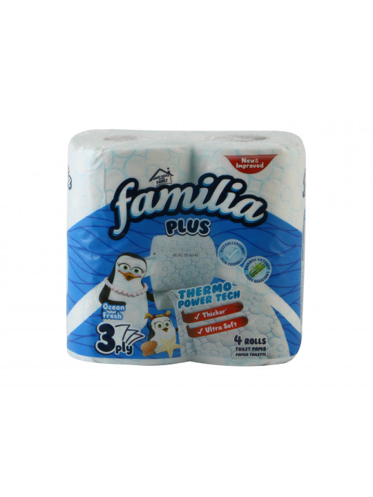 Туалетная бумага FAMILIA TP BLUE 3PL 4X12 (016501) 