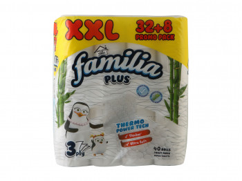Туалетная бумага FAMILIA TP WHITE 3PL 40X3 (023493) 