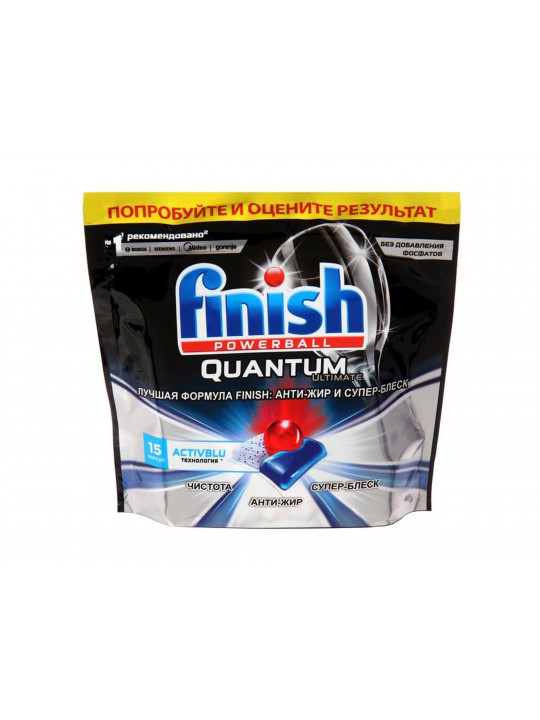 Dishwashing liquid FINISH PODS QUANTUM ULTIMATE 15PC (995088) 