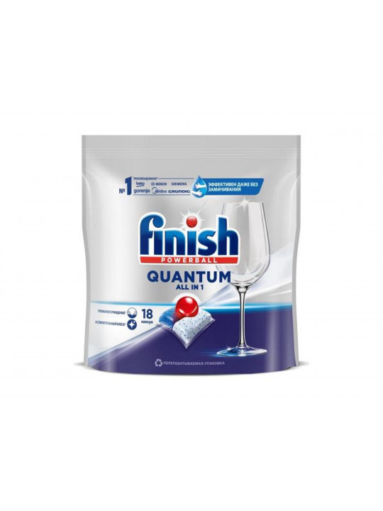 Средство для мытья посуды FINISH PODS QUANTUM ULTIMATE 18PC (995781) 