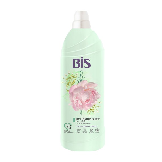 Кондиционер для смягчения ткани BIS Fabric Care Peony&White Flowers 900ml (022250) 