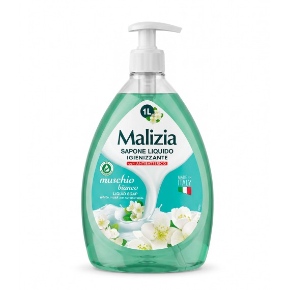 Հեղուկ օճառ MALIZIA Green Tea & Mint Antibacterial 300ml (006403) 