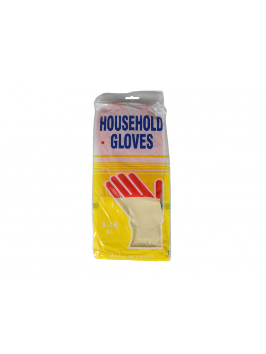 Резиновые перчатки HOUSEHOLD XL (520114) 