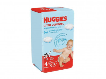 Տակդիր HUGGIES ULTRA COMFORT BOYS N4 (8KG) 19PC (543550) 