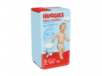 Diapers HUGGIES ULTRA COMFORT BOYS N5 15PC (543574) 