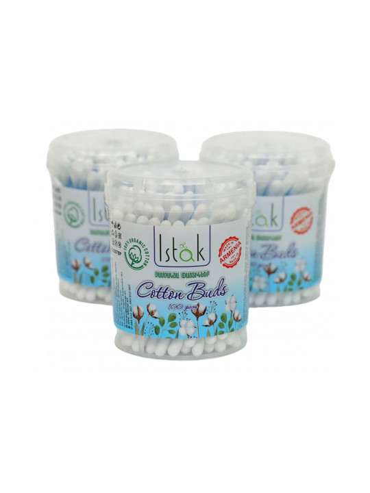 Cotton buds ISTAK COTTON ROUNDE 100PC (061212) 